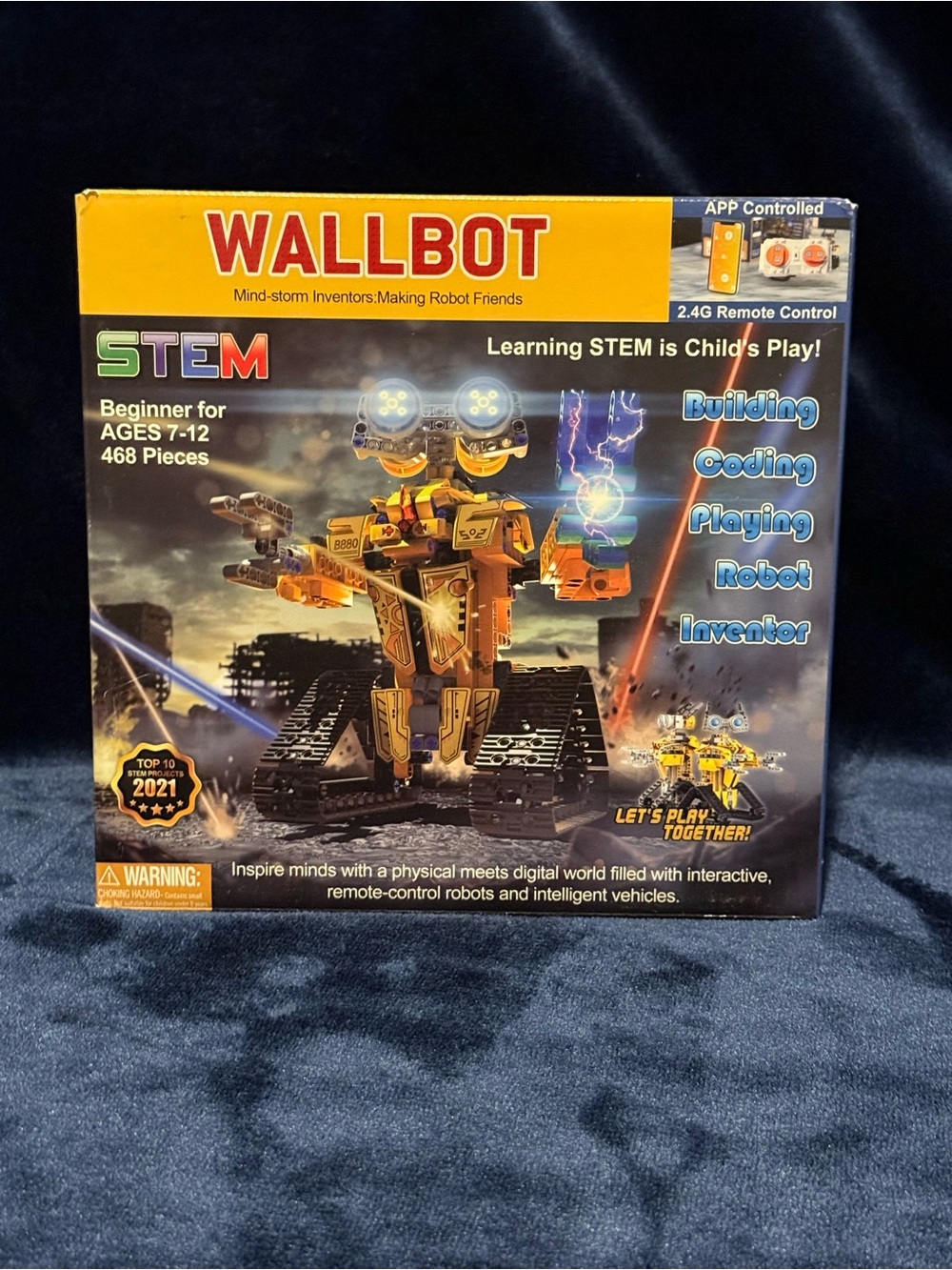 STEM Wallbot Remote Controlled Robot Building Kit
